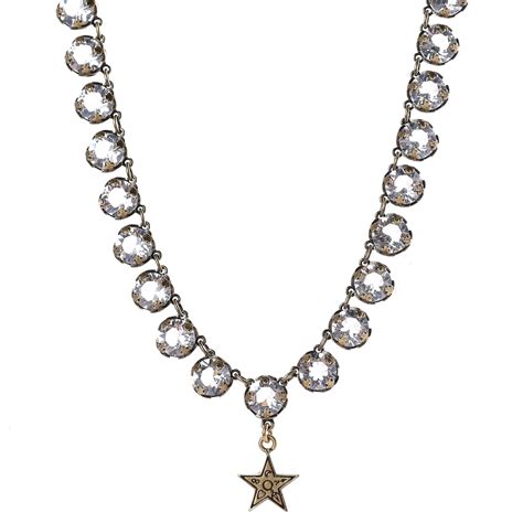 christian dior star necklace|Christian Dior necklace women.